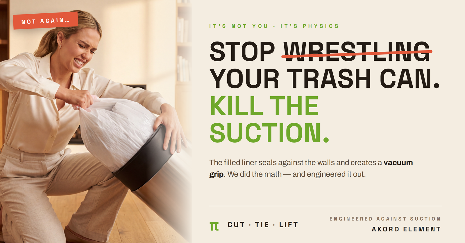 Why Trash Bags Get Stuck in the Can — And How to Fix It | Akord